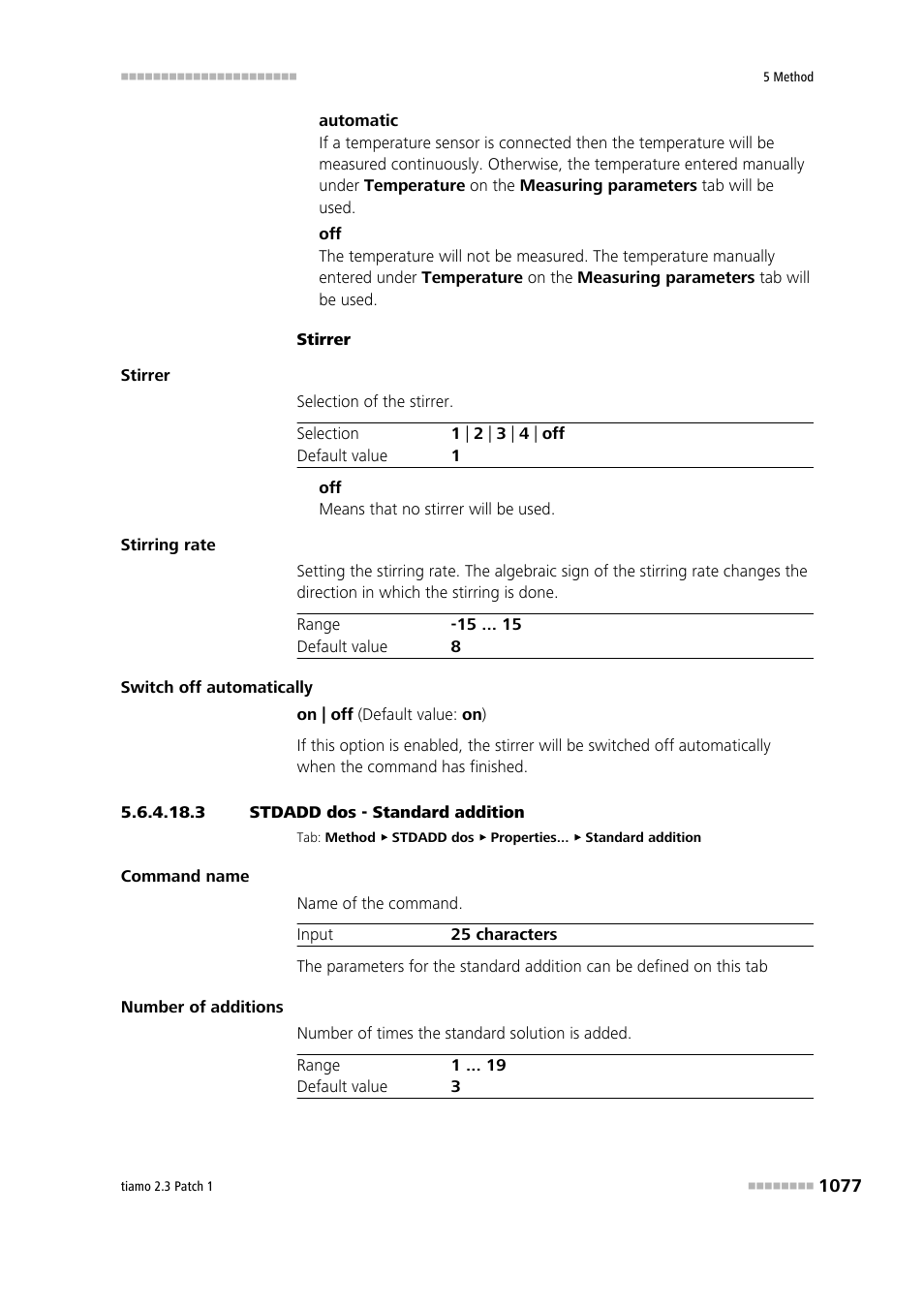 3 stdadd dos - standard addition | Metrohm tiamo 2.3 Patch 1 User Manual | Page 1093 / 1702