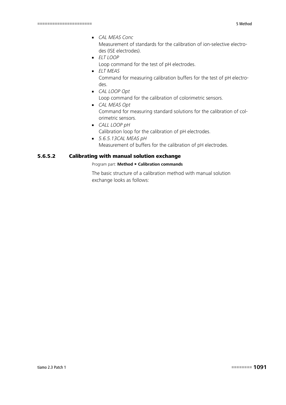 2 calibrating with manual solution exchange | Metrohm tiamo 2.3 Patch 1 User Manual | Page 1107 / 1702