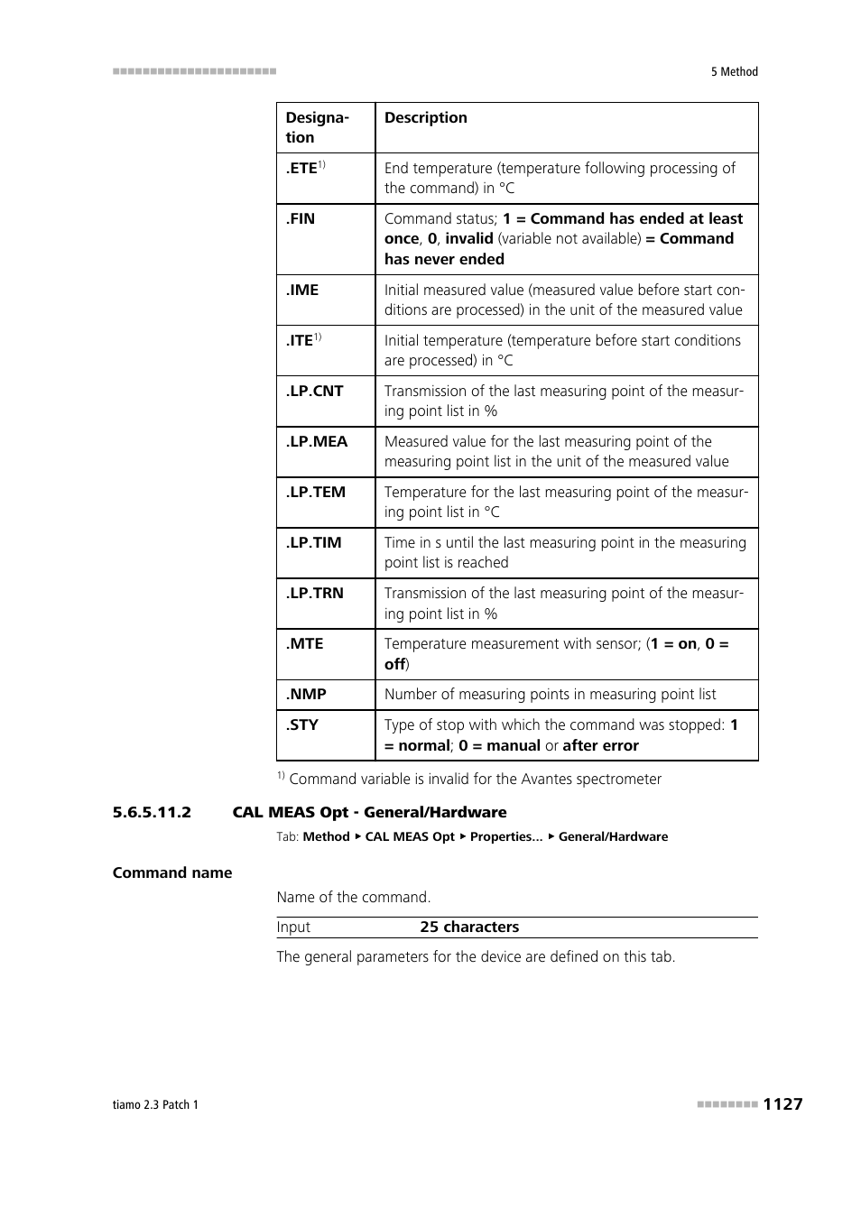 2 cal meas opt - general/hardware | Metrohm tiamo 2.3 Patch 1 User Manual | Page 1143 / 1702