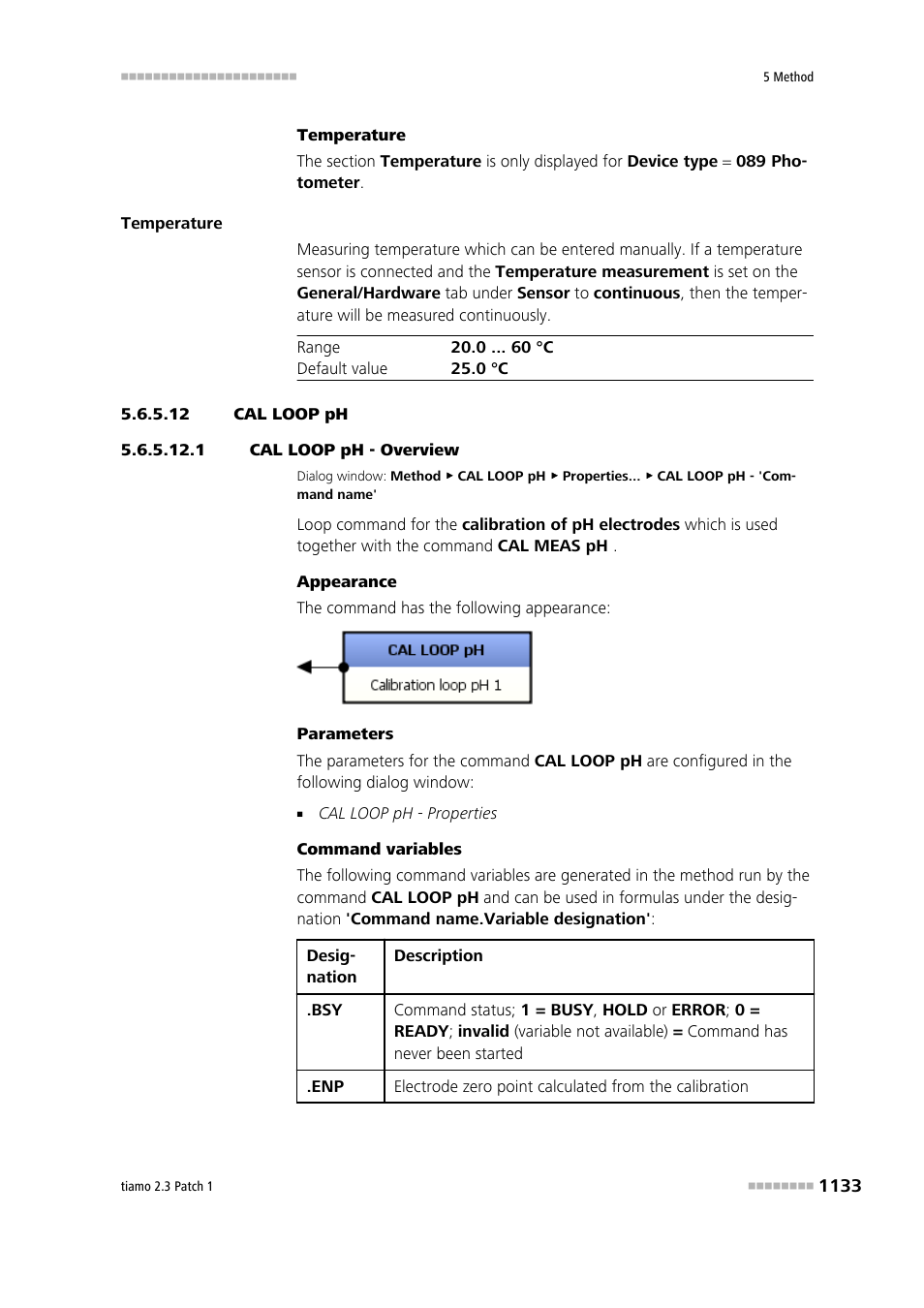 12 cal loop ph, 1 cal loop ph - overview, Cal loop ph | Call loop ph | Metrohm tiamo 2.3 Patch 1 User Manual | Page 1149 / 1702