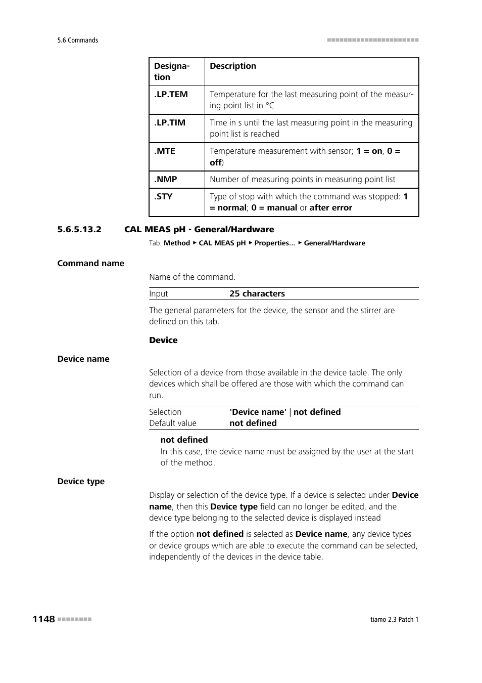 2 cal meas ph - general/hardware | Metrohm tiamo 2.3 Patch 1 User Manual | Page 1164 / 1702