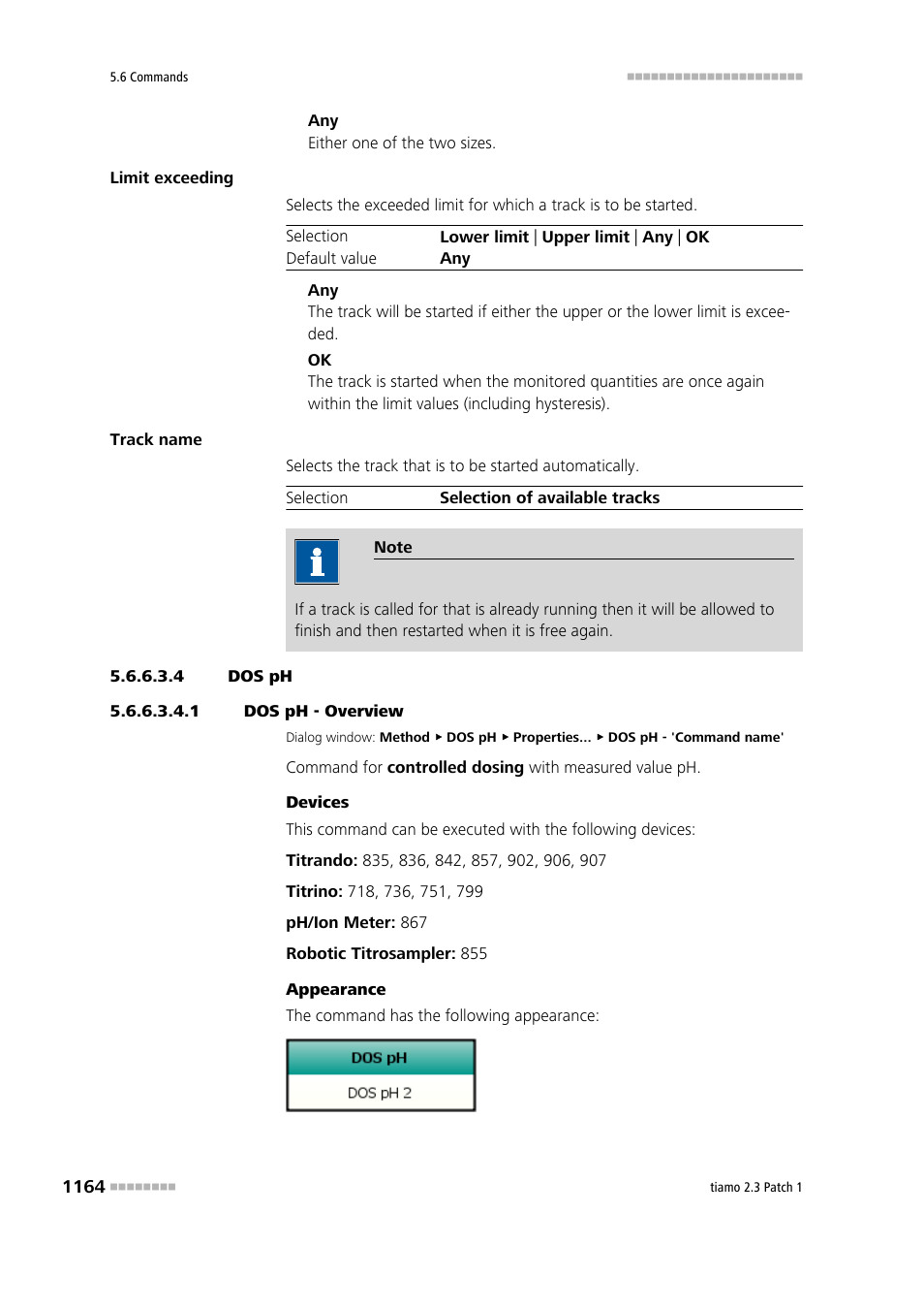 4 dos ph, 1 dos ph - overview, Dos ph | Metrohm tiamo 2.3 Patch 1 User Manual | Page 1180 / 1702