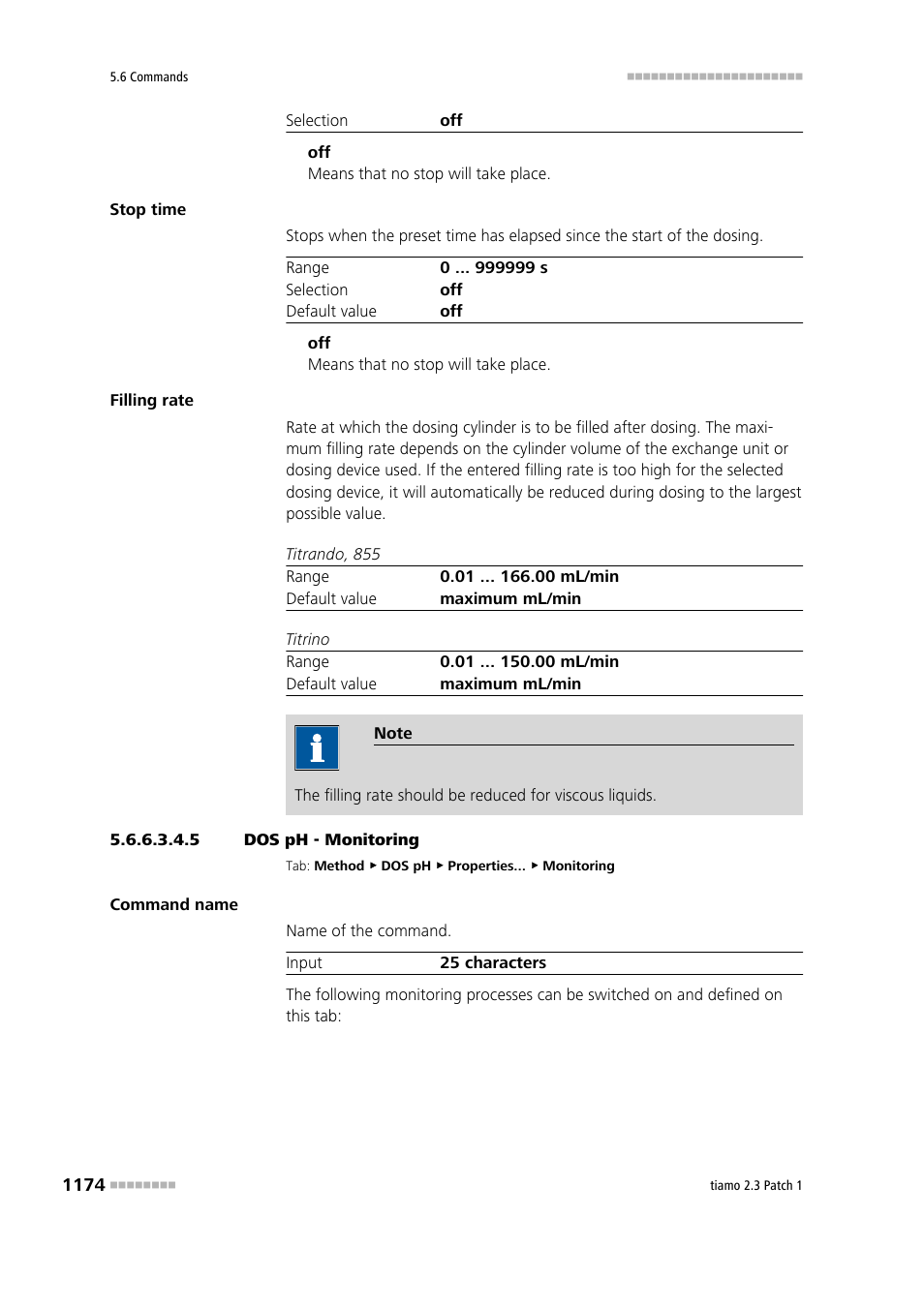 5 dos ph - monitoring, Monitoring | Metrohm tiamo 2.3 Patch 1 User Manual | Page 1190 / 1702