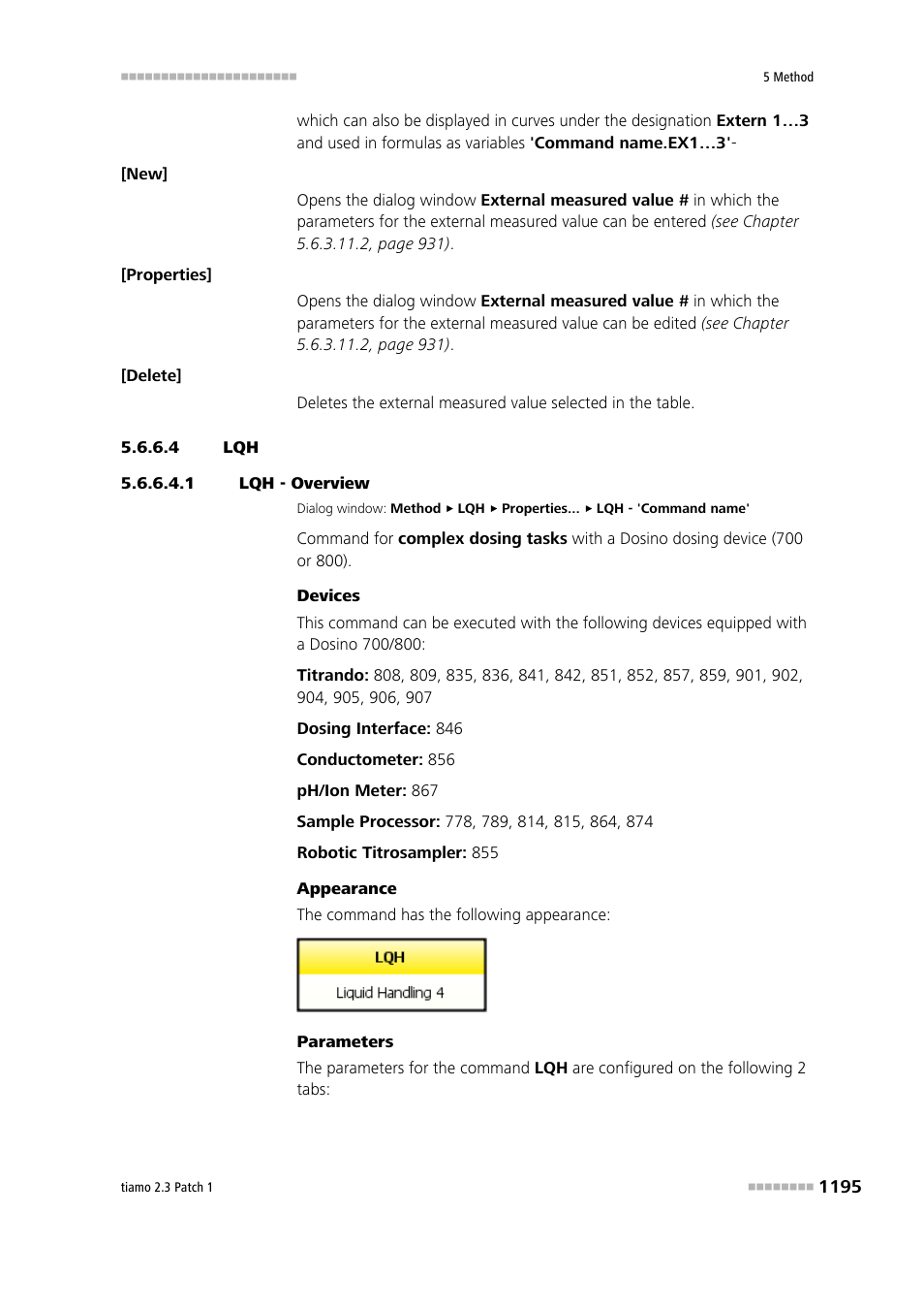 4 lqh, 1 lqh - overview | Metrohm tiamo 2.3 Patch 1 User Manual | Page 1211 / 1702