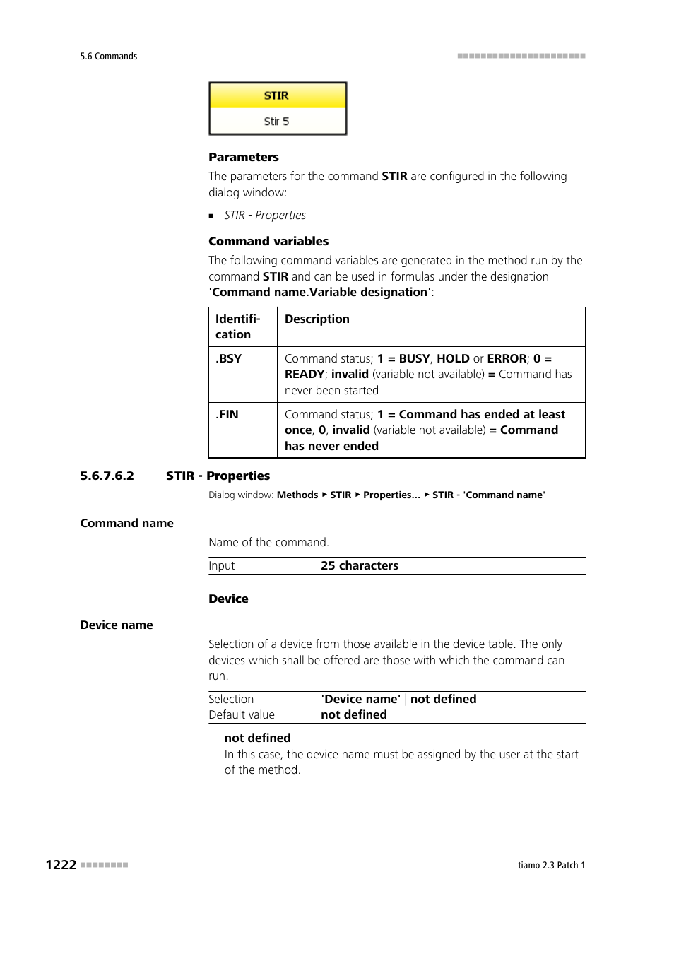 2 stir - properties | Metrohm tiamo 2.3 Patch 1 User Manual | Page 1238 / 1702