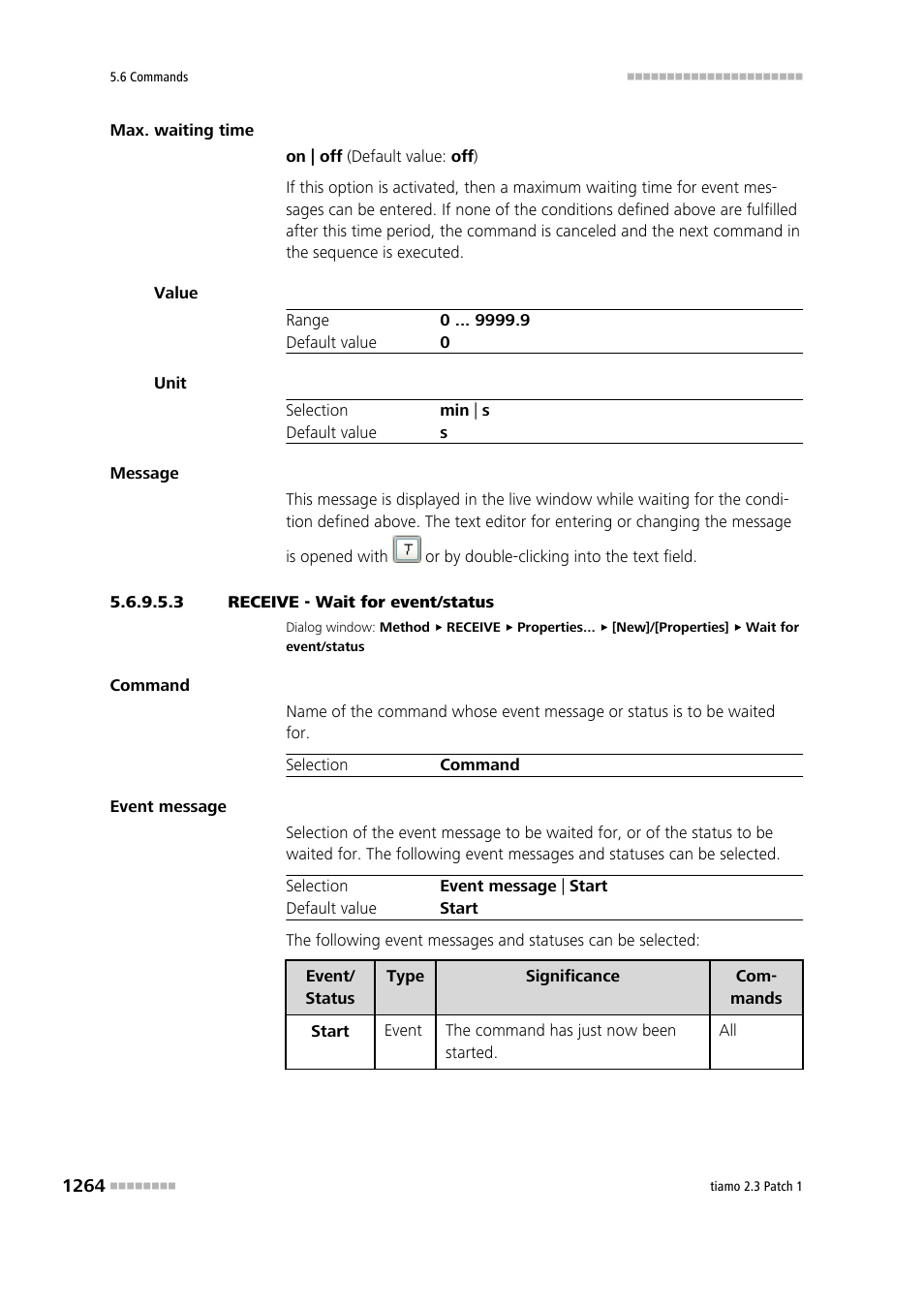 3 receive - wait for event/status | Metrohm tiamo 2.3 Patch 1 User Manual | Page 1280 / 1702