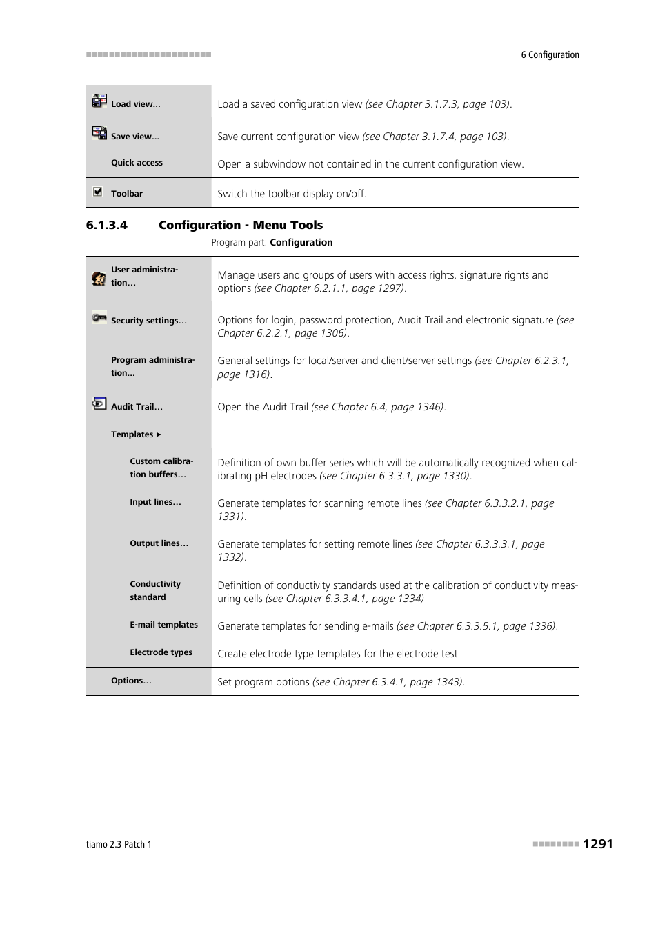 4 configuration - menu tools, Tools | Metrohm tiamo 2.3 Patch 1 User Manual | Page 1307 / 1702