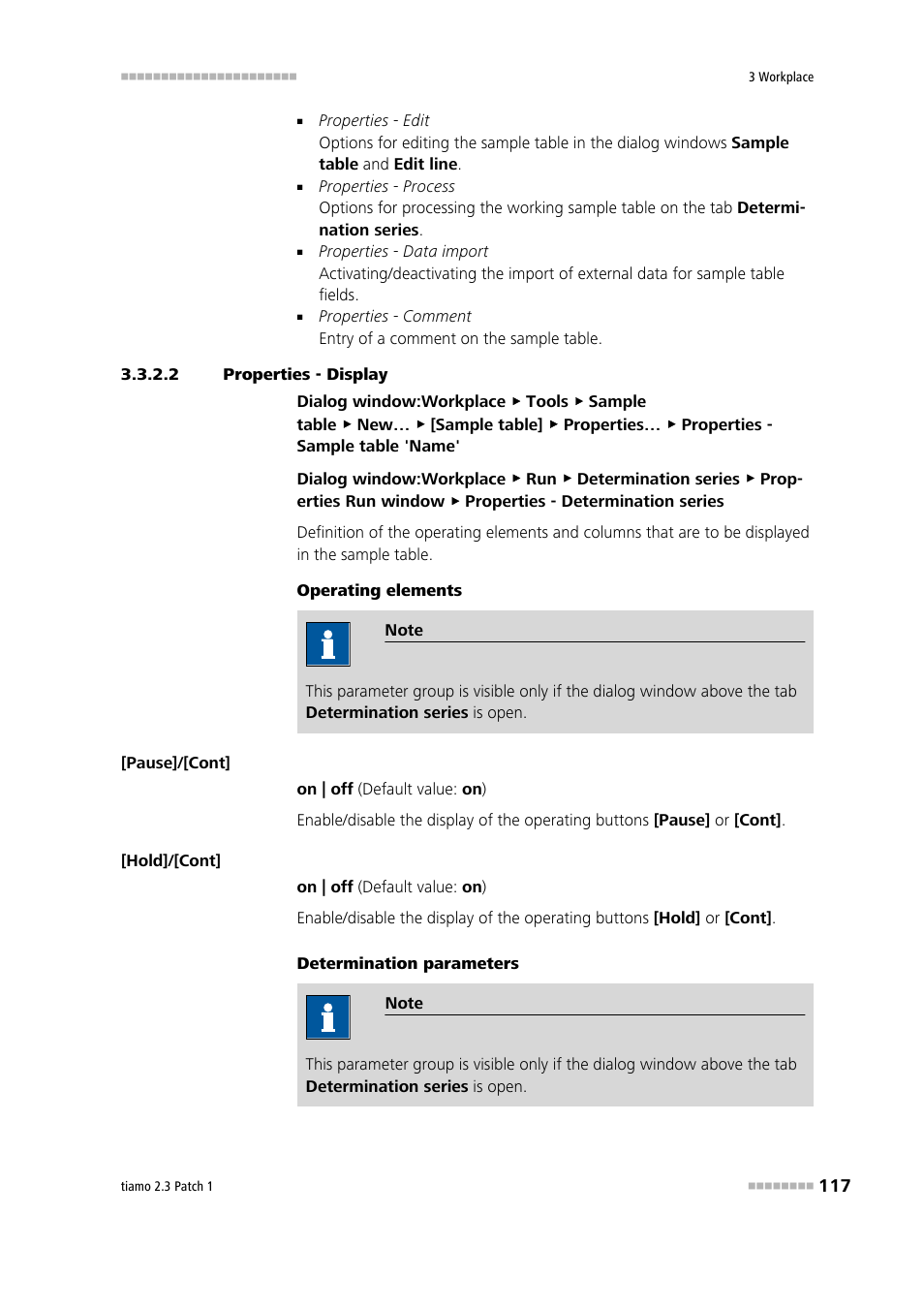 2 properties - display | Metrohm tiamo 2.3 Patch 1 User Manual | Page 133 / 1702