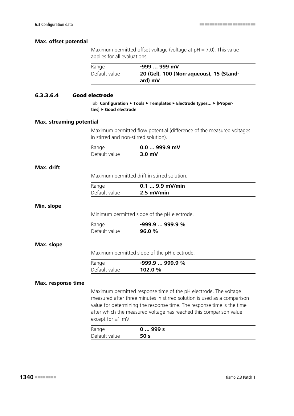 4 good electrode | Metrohm tiamo 2.3 Patch 1 User Manual | Page 1356 / 1702