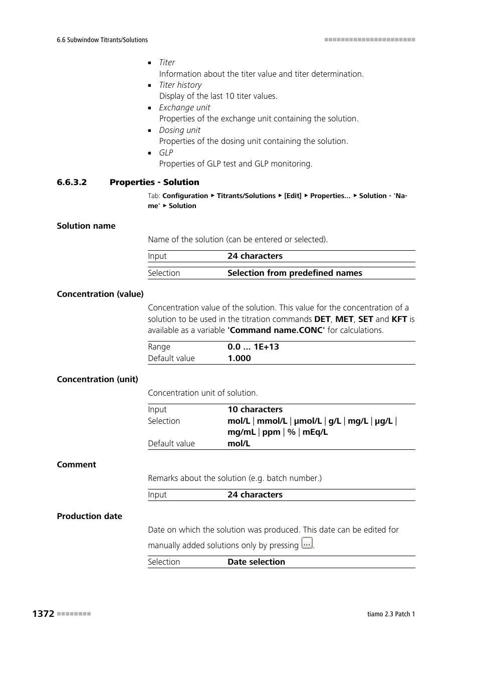 2 properties - solution | Metrohm tiamo 2.3 Patch 1 User Manual | Page 1388 / 1702