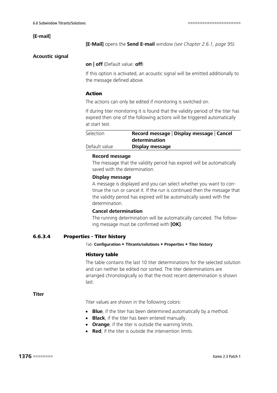 4 properties - titer history, Titer history | Metrohm tiamo 2.3 Patch 1 User Manual | Page 1392 / 1702