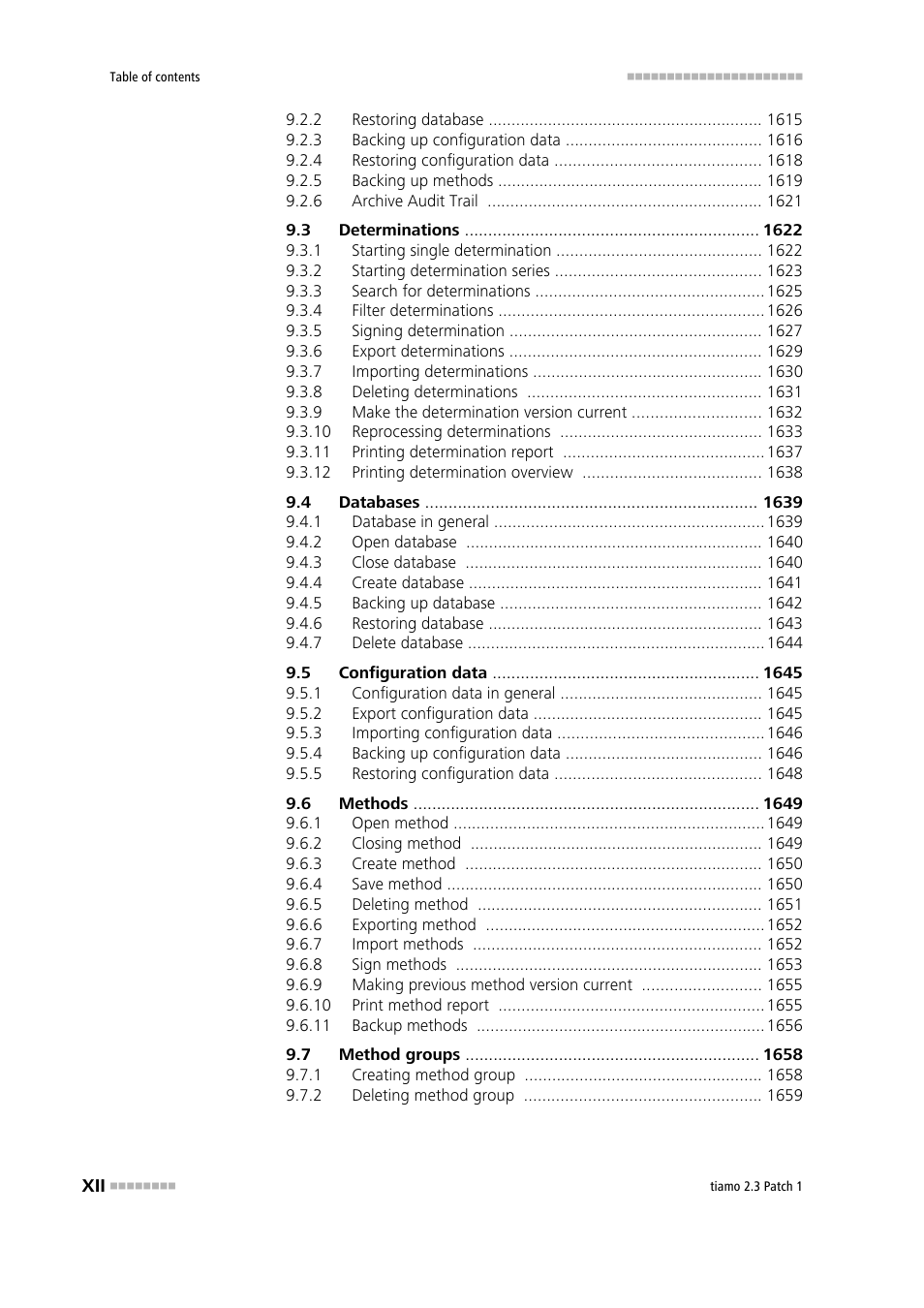 Metrohm tiamo 2.3 Patch 1 User Manual | Page 14 / 1702