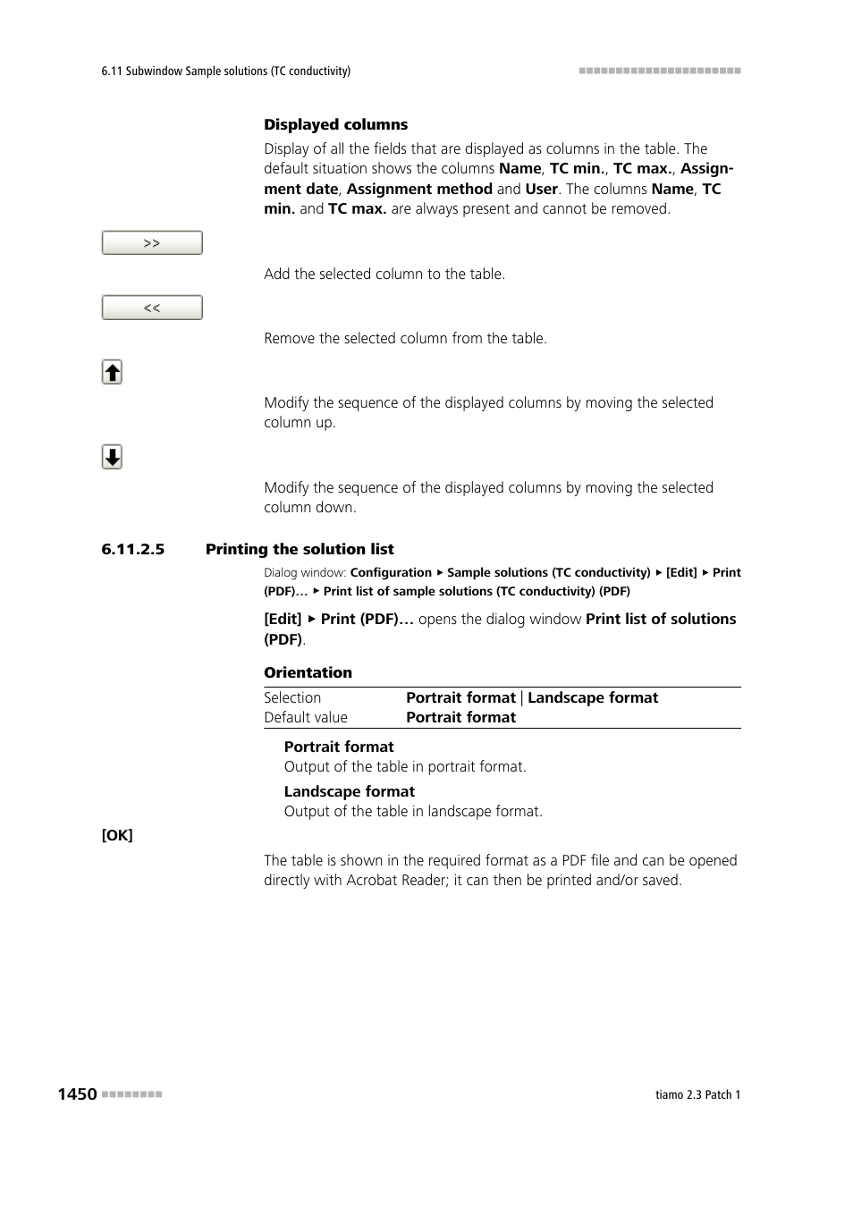 5 printing the solution list | Metrohm tiamo 2.3 Patch 1 User Manual | Page 1466 / 1702