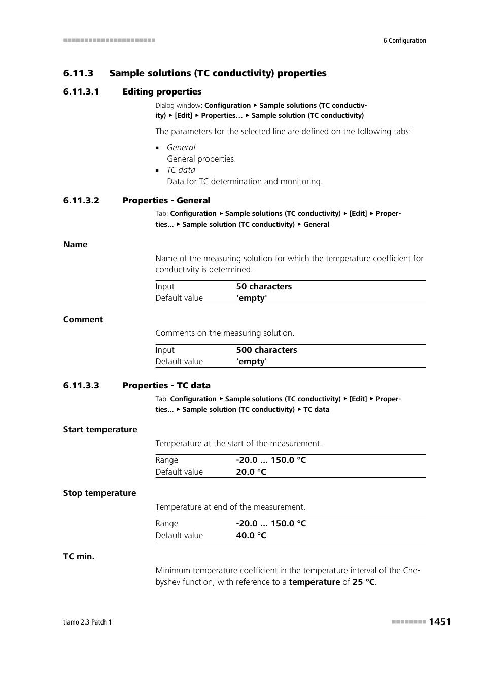 3 sample solutions (tc conductivity) properties, 1 editing properties, 2 properties - general | 3 properties - tc data, Sample solutions (tc conductivity) properties 1 | Metrohm tiamo 2.3 Patch 1 User Manual | Page 1467 / 1702