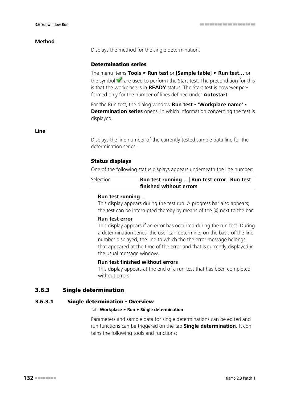 3 single determination, 1 single determination - overview, Single determination | Metrohm tiamo 2.3 Patch 1 User Manual | Page 148 / 1702