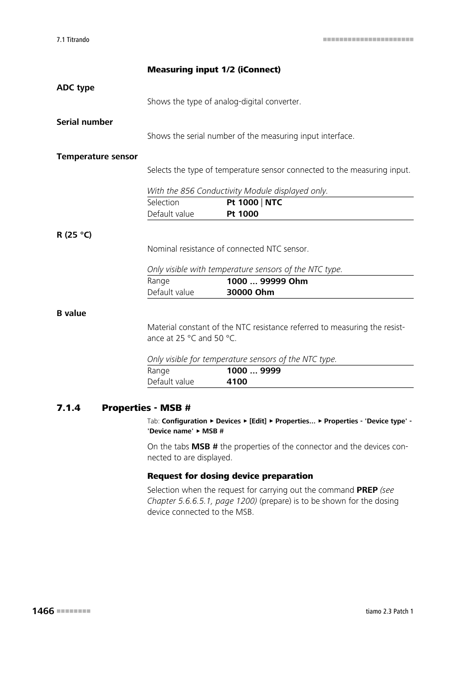 4 properties - msb, Properties - msb # 6 | Metrohm tiamo 2.3 Patch 1 User Manual | Page 1482 / 1702