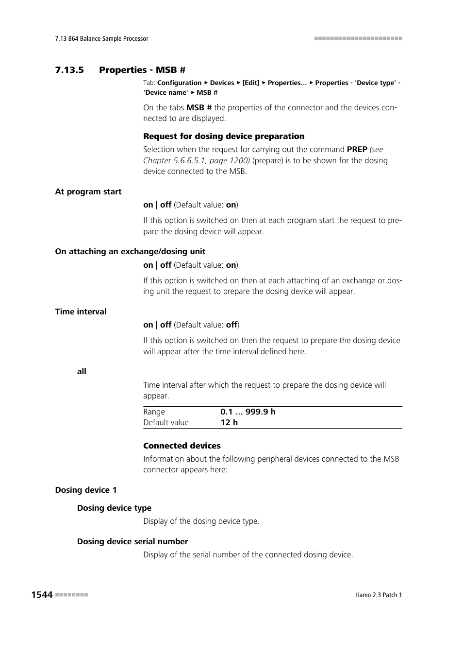 5 properties - msb, Properties - msb # 4 | Metrohm tiamo 2.3 Patch 1 User Manual | Page 1560 / 1702