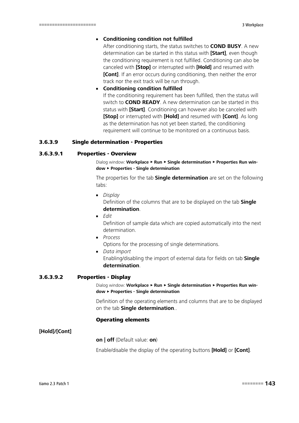 9 single determination - properties, 1 properties - overview, 2 properties - display | Define properties, Properties - overview | Metrohm tiamo 2.3 Patch 1 User Manual | Page 159 / 1702