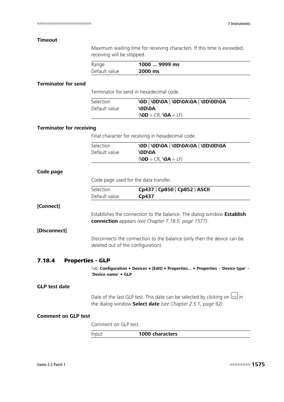 4 properties - glp, Properties - glp 5 | Metrohm tiamo 2.3 Patch 1 User Manual | Page 1591 / 1702