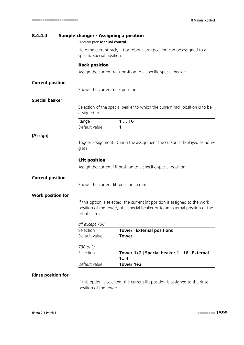 4 sample changer - assigning a position, Assign position | Metrohm tiamo 2.3 Patch 1 User Manual | Page 1615 / 1702