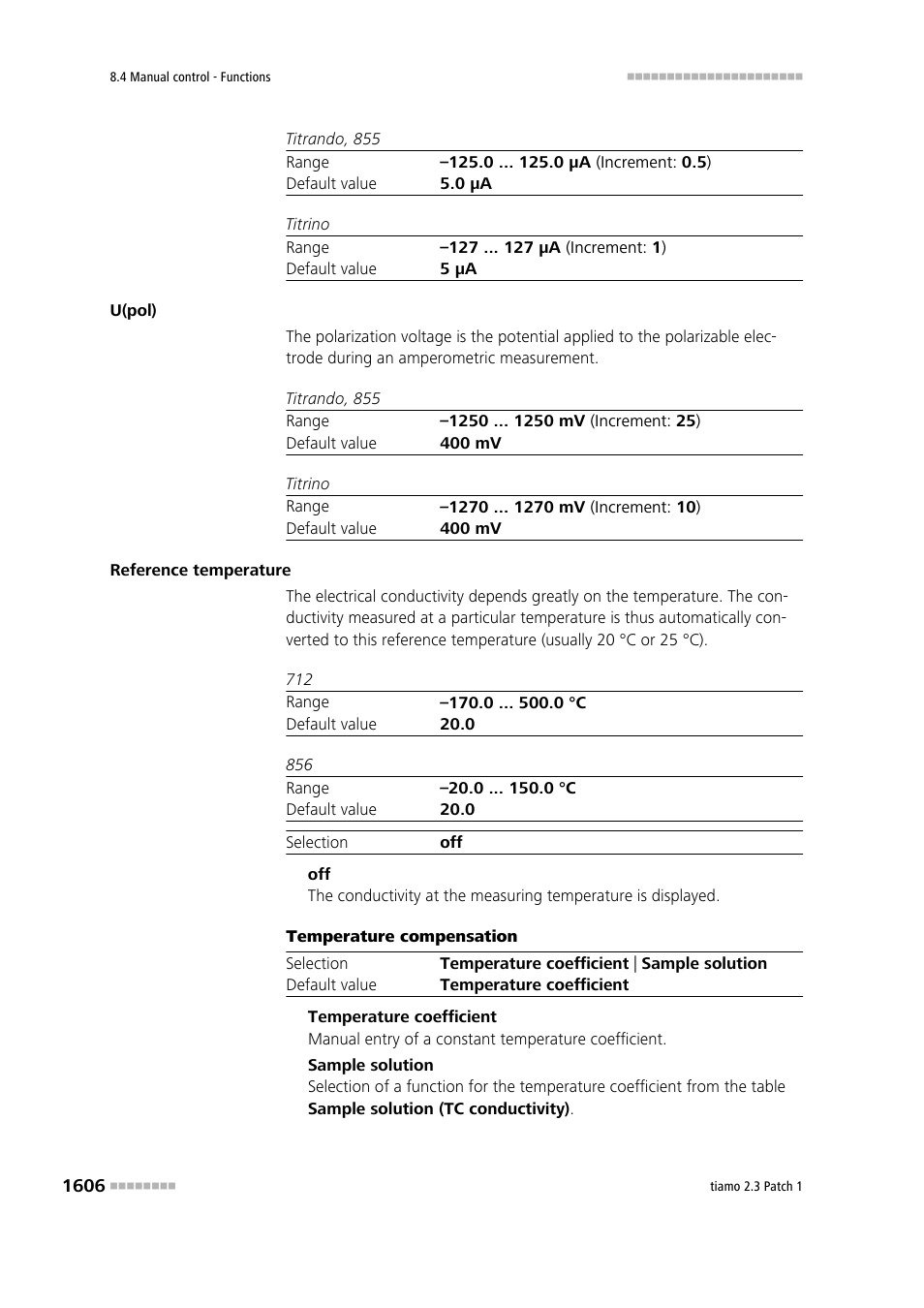 Metrohm tiamo 2.3 Patch 1 User Manual | Page 1622 / 1702