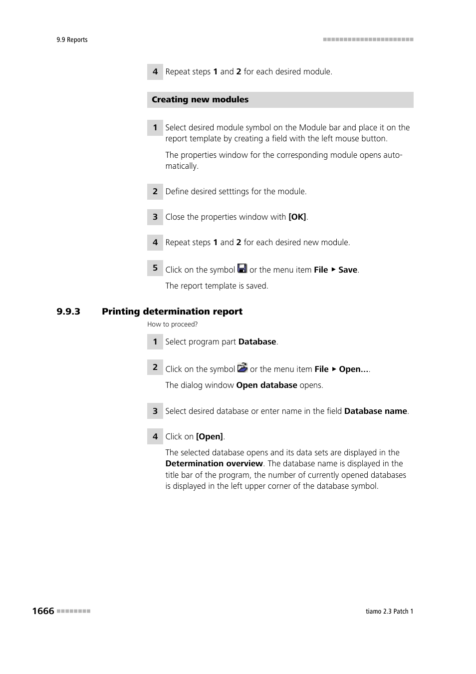 3 printing determination report, Printing determination report 6 | Metrohm tiamo 2.3 Patch 1 User Manual | Page 1682 / 1702