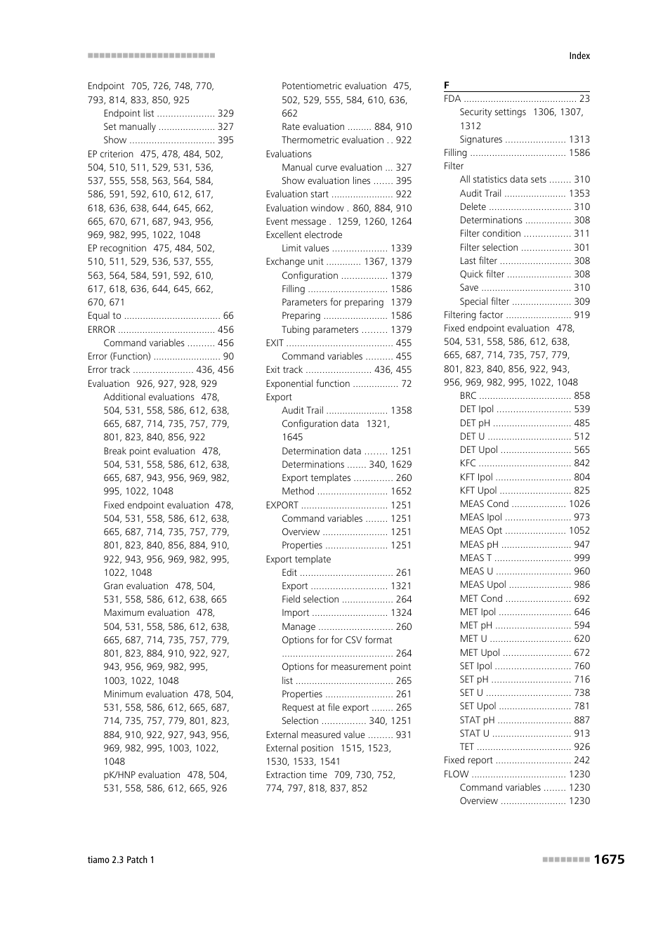 Metrohm tiamo 2.3 Patch 1 User Manual | Page 1691 / 1702