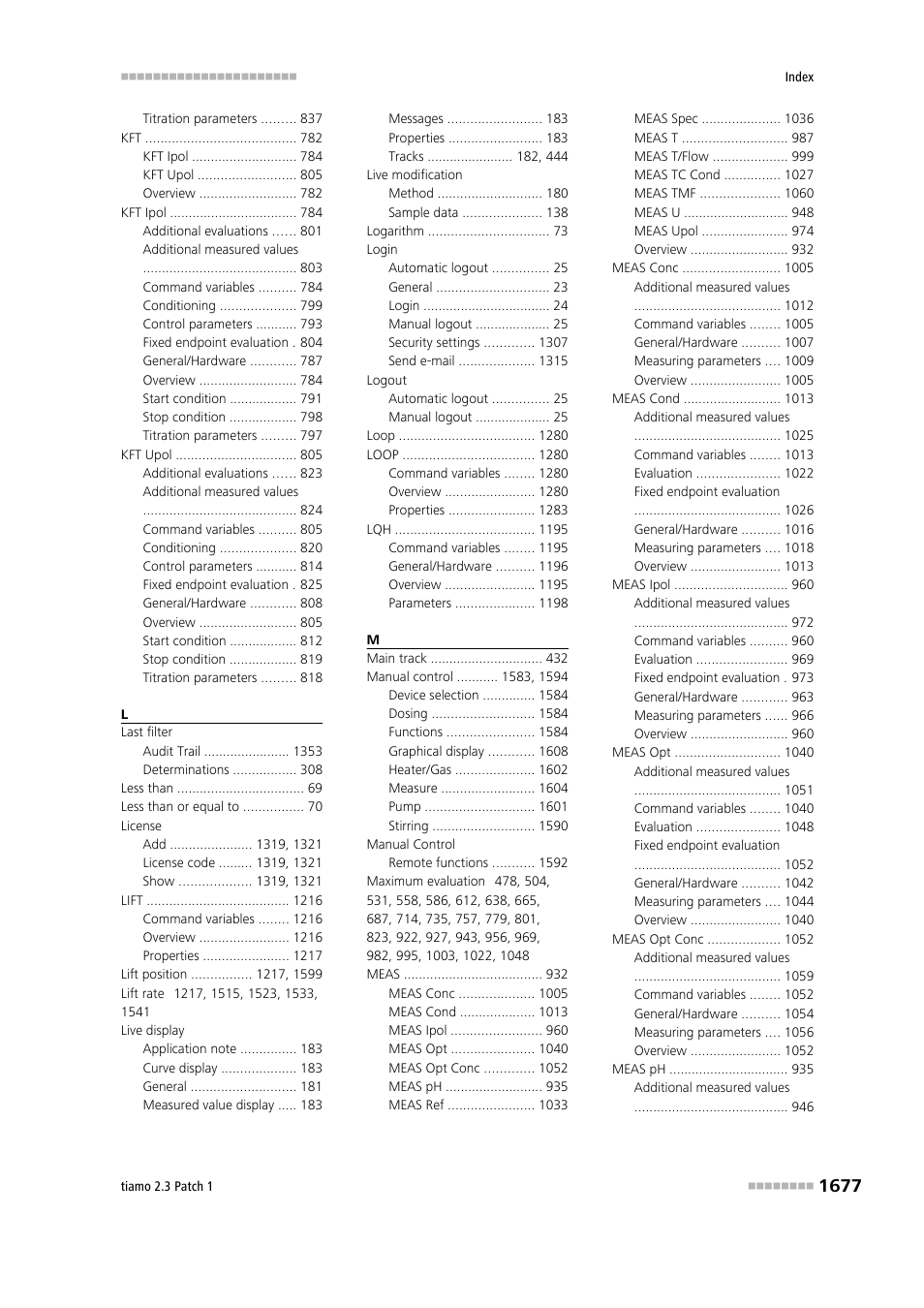 Metrohm tiamo 2.3 Patch 1 User Manual | Page 1693 / 1702