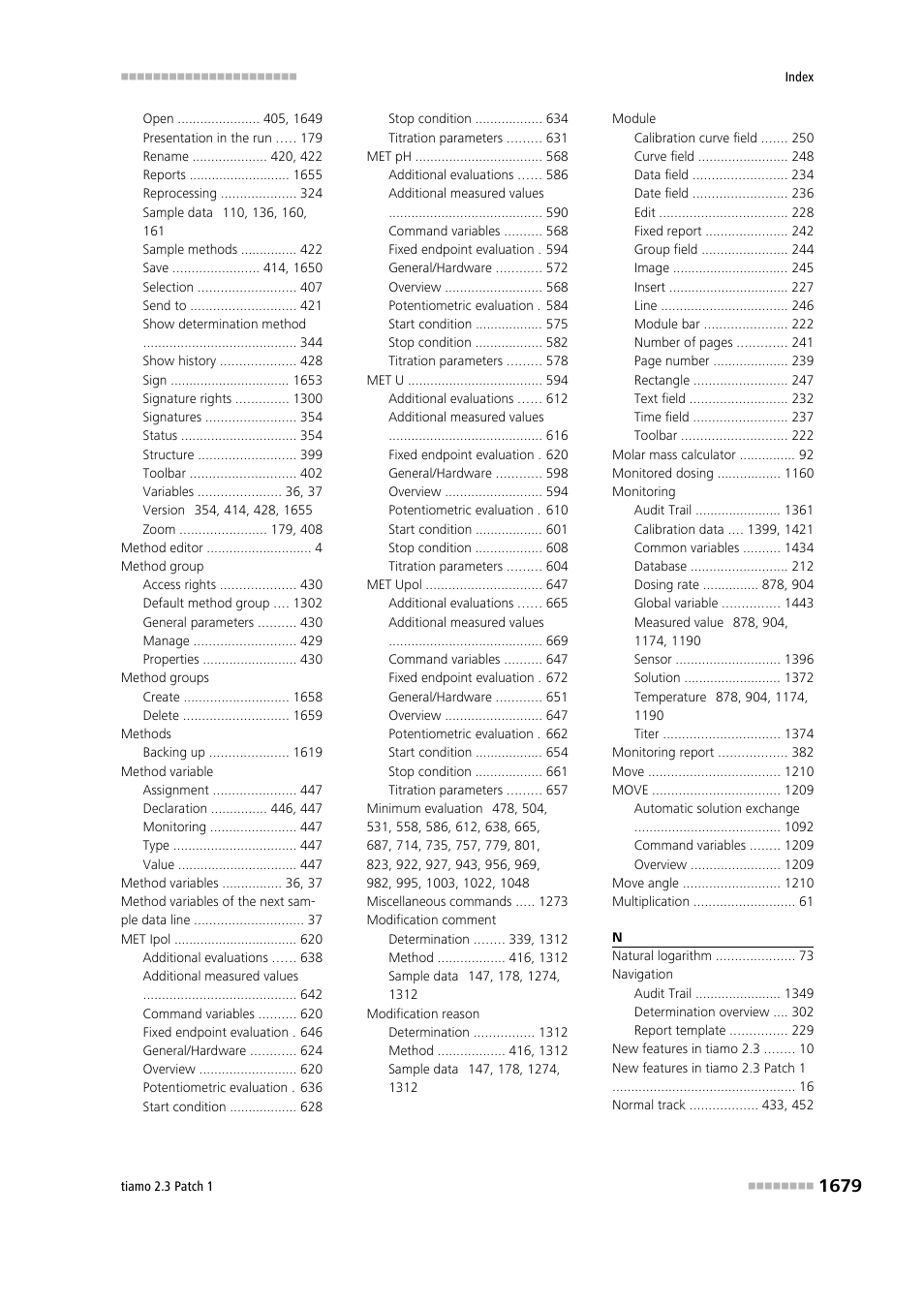 Metrohm tiamo 2.3 Patch 1 User Manual | Page 1695 / 1702