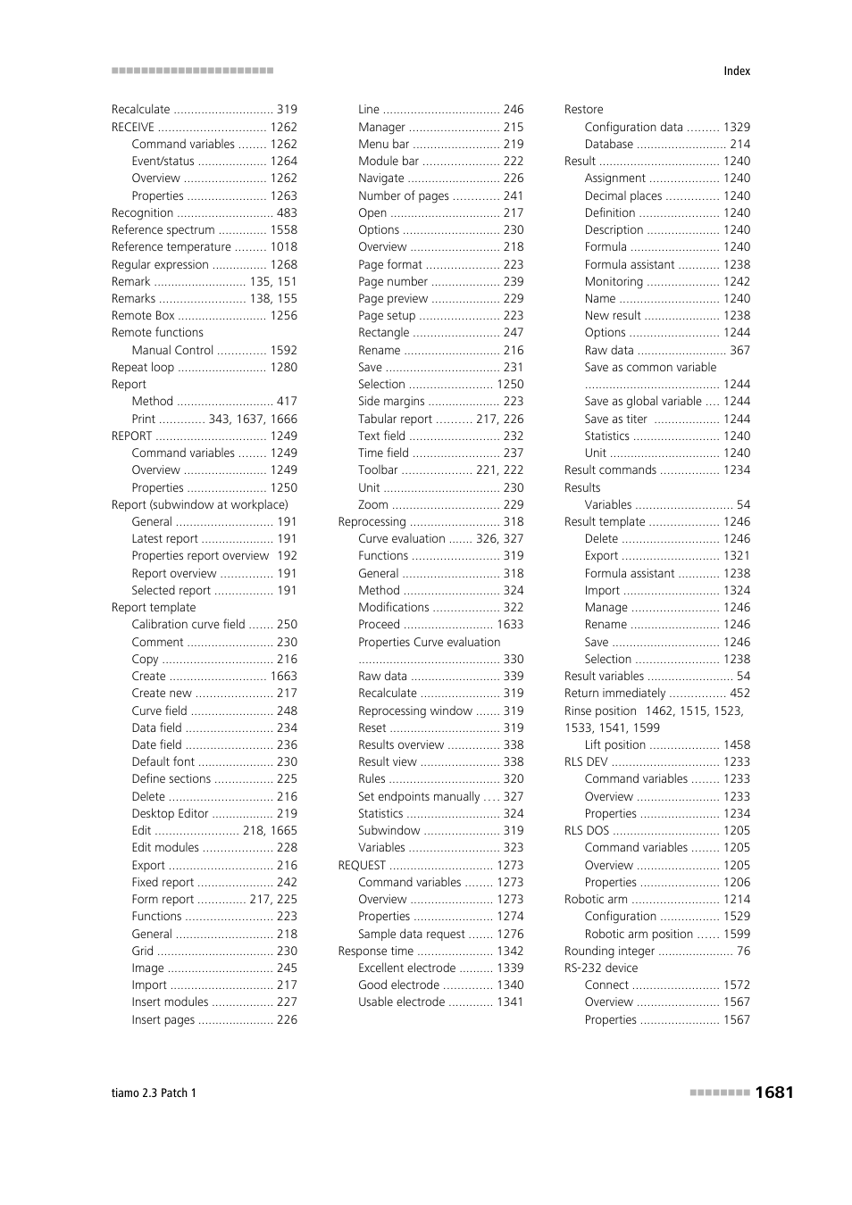 Metrohm tiamo 2.3 Patch 1 User Manual | Page 1697 / 1702