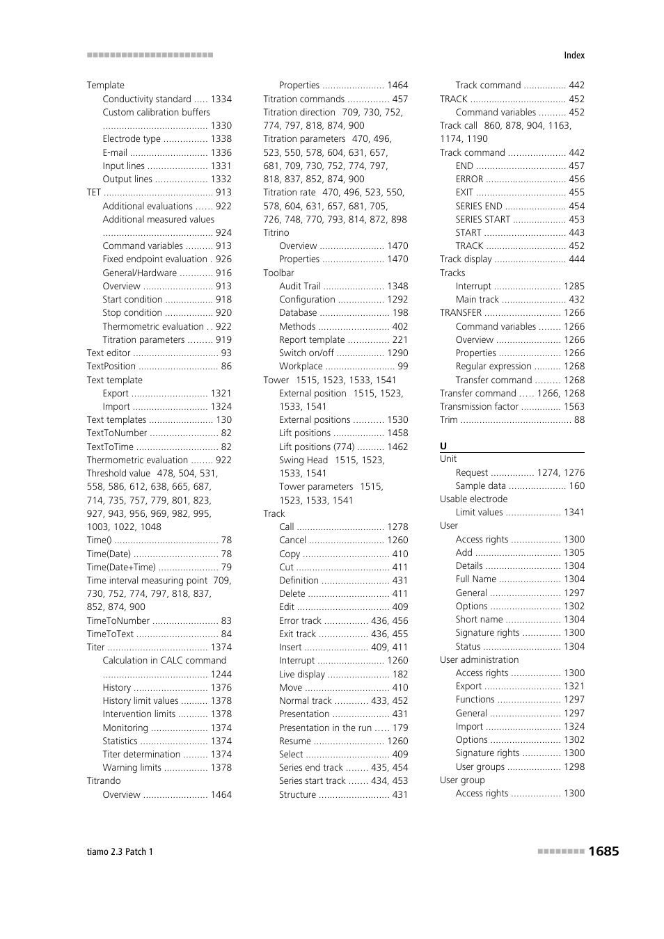 Metrohm tiamo 2.3 Patch 1 User Manual | Page 1701 / 1702