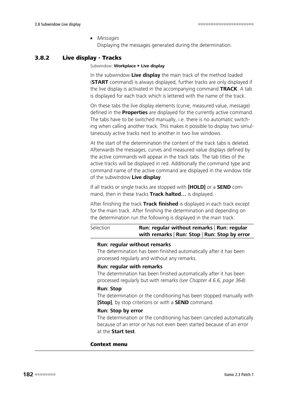 2 live display - tracks, Live display - tracks | Metrohm tiamo 2.3 Patch 1 User Manual | Page 198 / 1702
