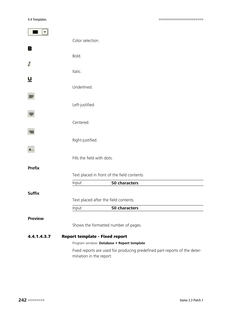 7 report template - fixed report, Fixed report | Metrohm tiamo 2.3 Patch 1 User Manual | Page 258 / 1702