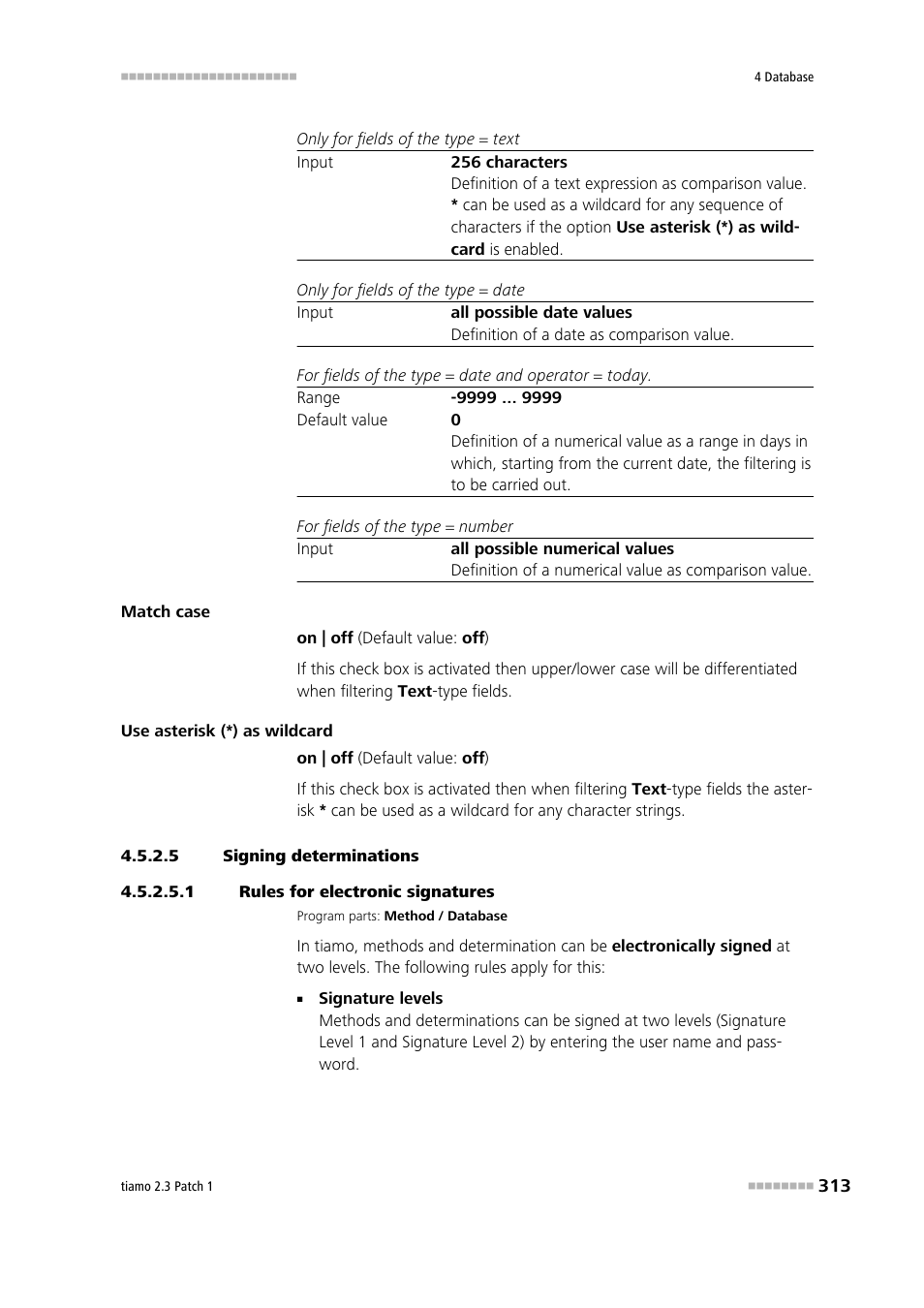 5 signing determinations, 1 rules for electronic signatures | Metrohm tiamo 2.3 Patch 1 User Manual | Page 329 / 1702