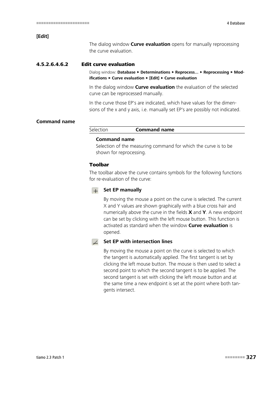 2 edit curve evaluation | Metrohm tiamo 2.3 Patch 1 User Manual | Page 343 / 1702