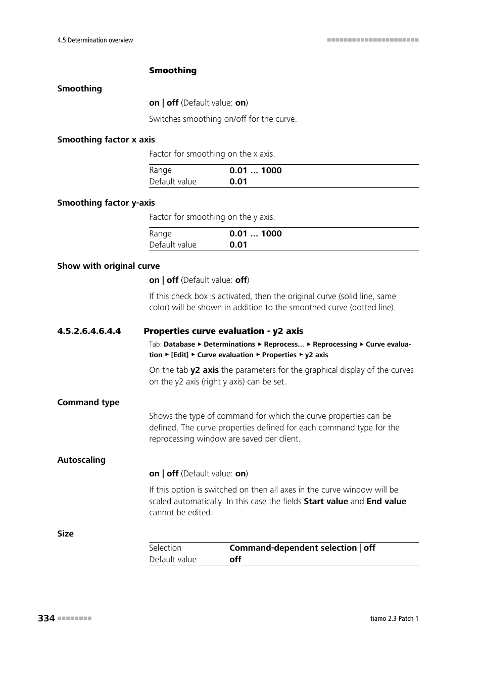 4 properties curve evaluation - y2 axis | Metrohm tiamo 2.3 Patch 1 User Manual | Page 350 / 1702