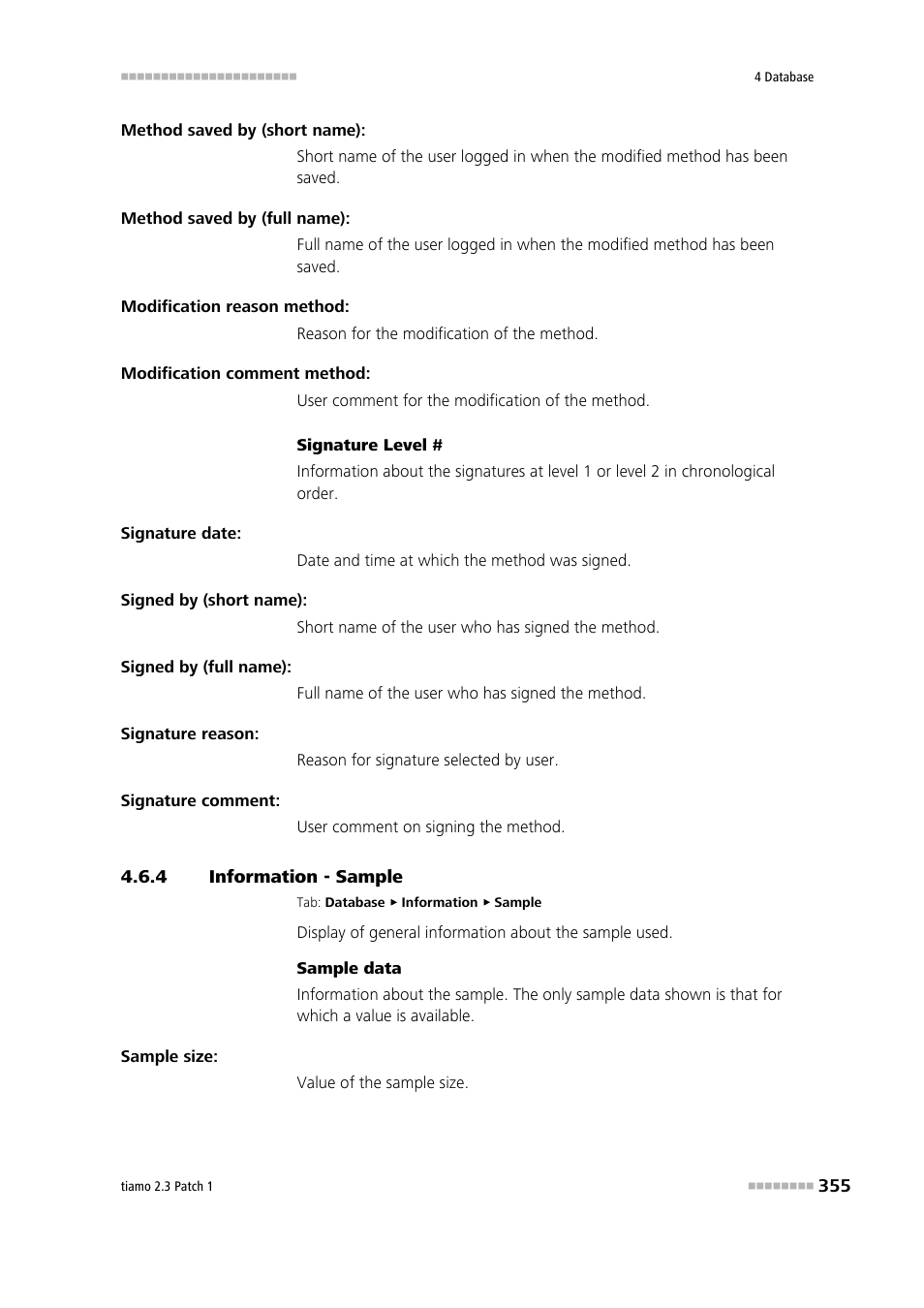 4 information - sample, Information - sample, Sample | Metrohm tiamo 2.3 Patch 1 User Manual | Page 371 / 1702