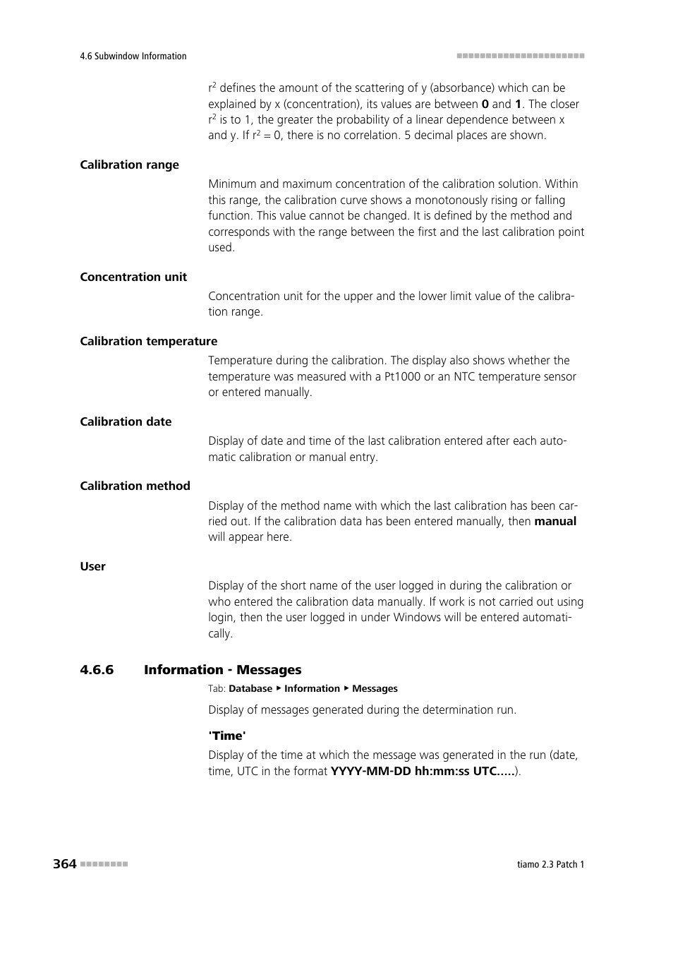 6 information - messages, Information - messages, Messages | Metrohm tiamo 2.3 Patch 1 User Manual | Page 380 / 1702