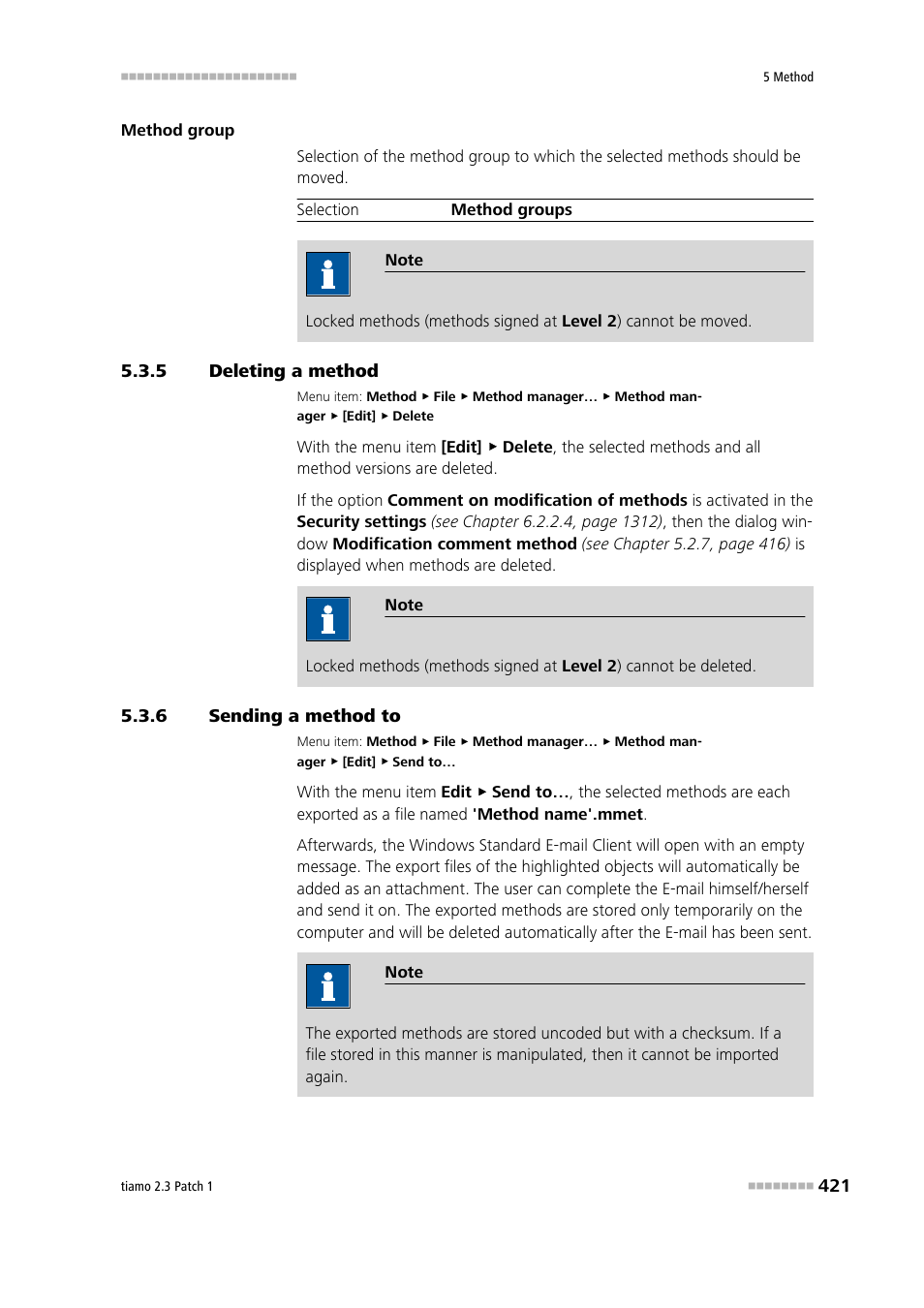 5 deleting a method, 6 sending a method to, Deleting a method | Sending a method to | Metrohm tiamo 2.3 Patch 1 User Manual | Page 437 / 1702