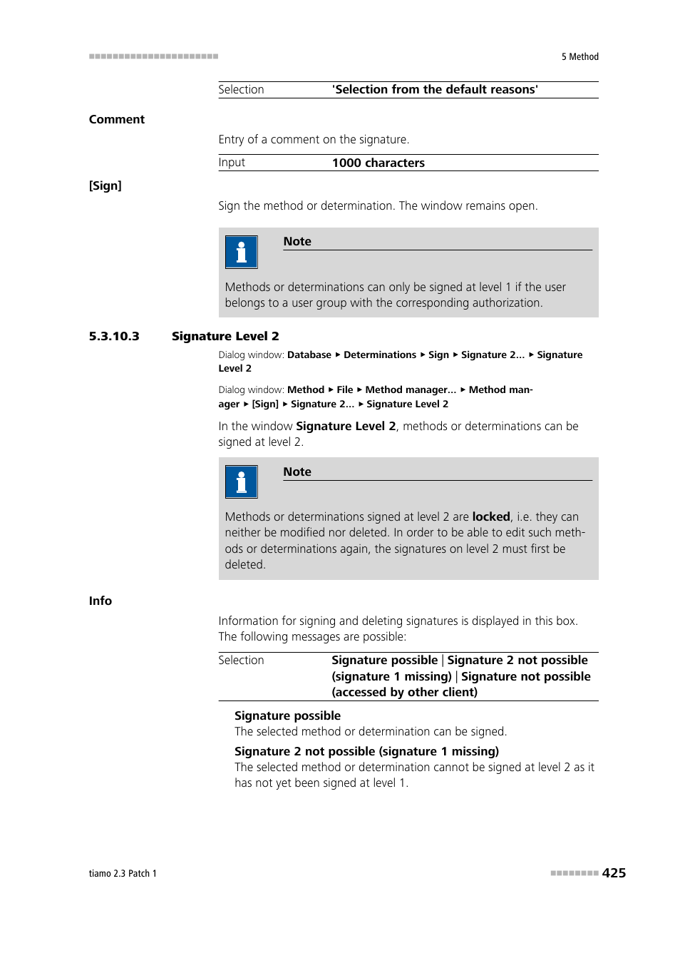 3 signature level 2 | Metrohm tiamo 2.3 Patch 1 User Manual | Page 441 / 1702