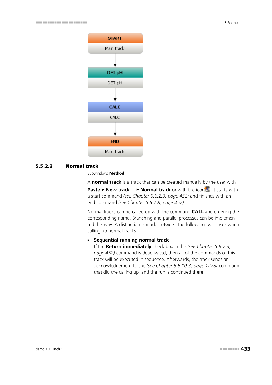 2 normal track, Normal track | Metrohm tiamo 2.3 Patch 1 User Manual | Page 449 / 1702