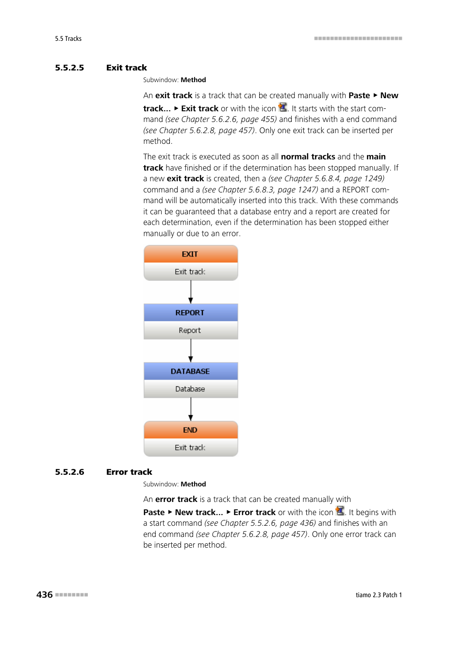 5 exit track, 6 error track, Exit track | Error track | Metrohm tiamo 2.3 Patch 1 User Manual | Page 452 / 1702