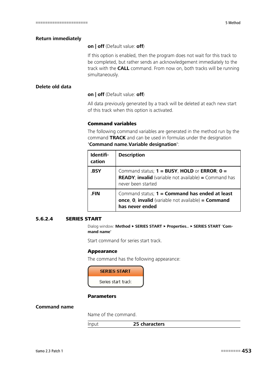 4 series start, Series start | Metrohm tiamo 2.3 Patch 1 User Manual | Page 469 / 1702