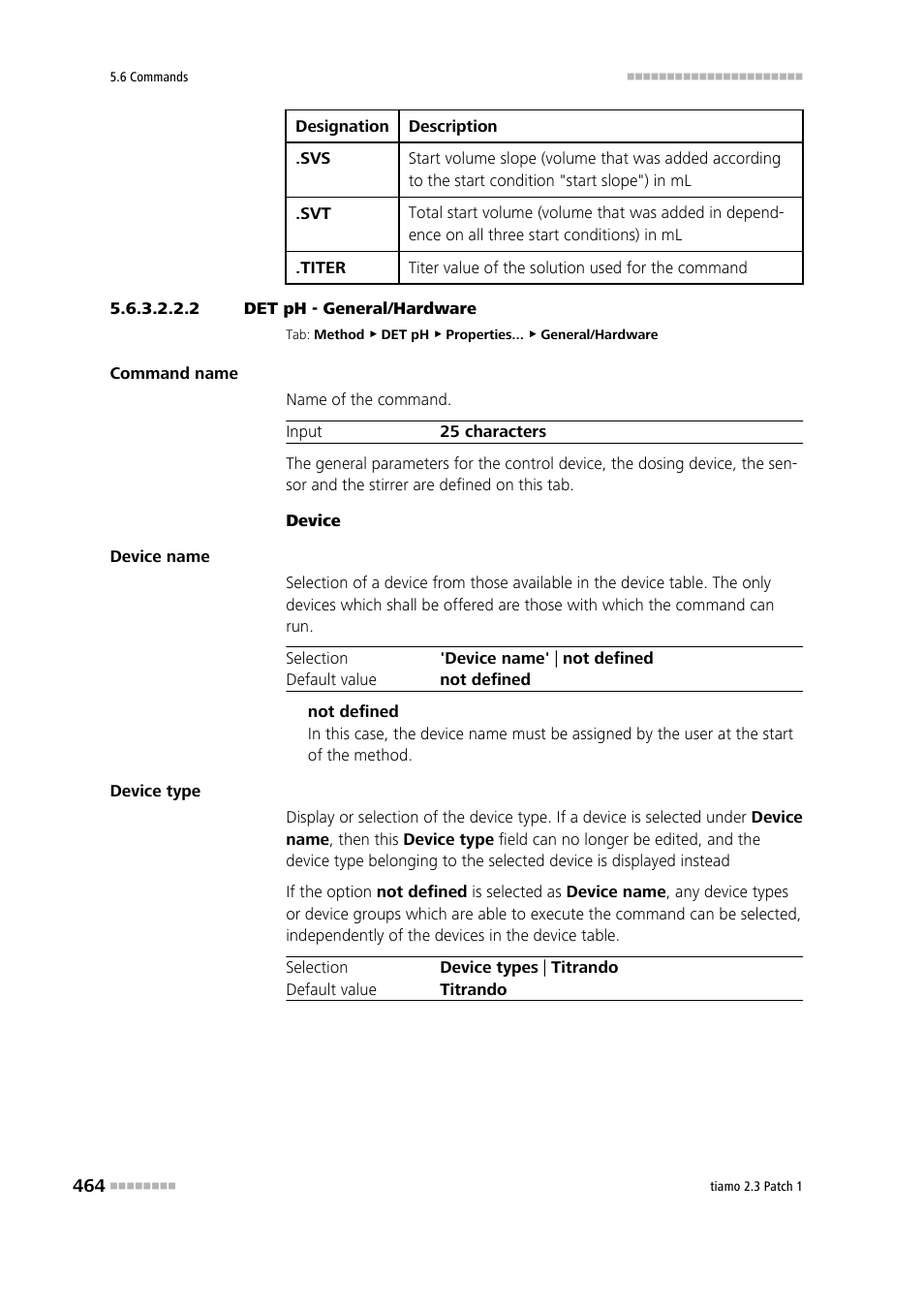 2 det ph - general/hardware, General/hardware | Metrohm tiamo 2.3 Patch 1 User Manual | Page 480 / 1702