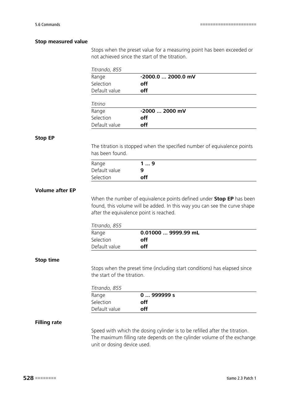 Metrohm tiamo 2.3 Patch 1 User Manual | Page 544 / 1702