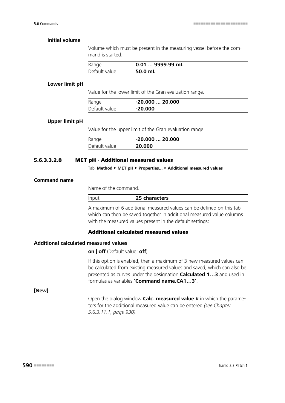 8 met ph - additional measured values | Metrohm tiamo 2.3 Patch 1 User Manual | Page 606 / 1702