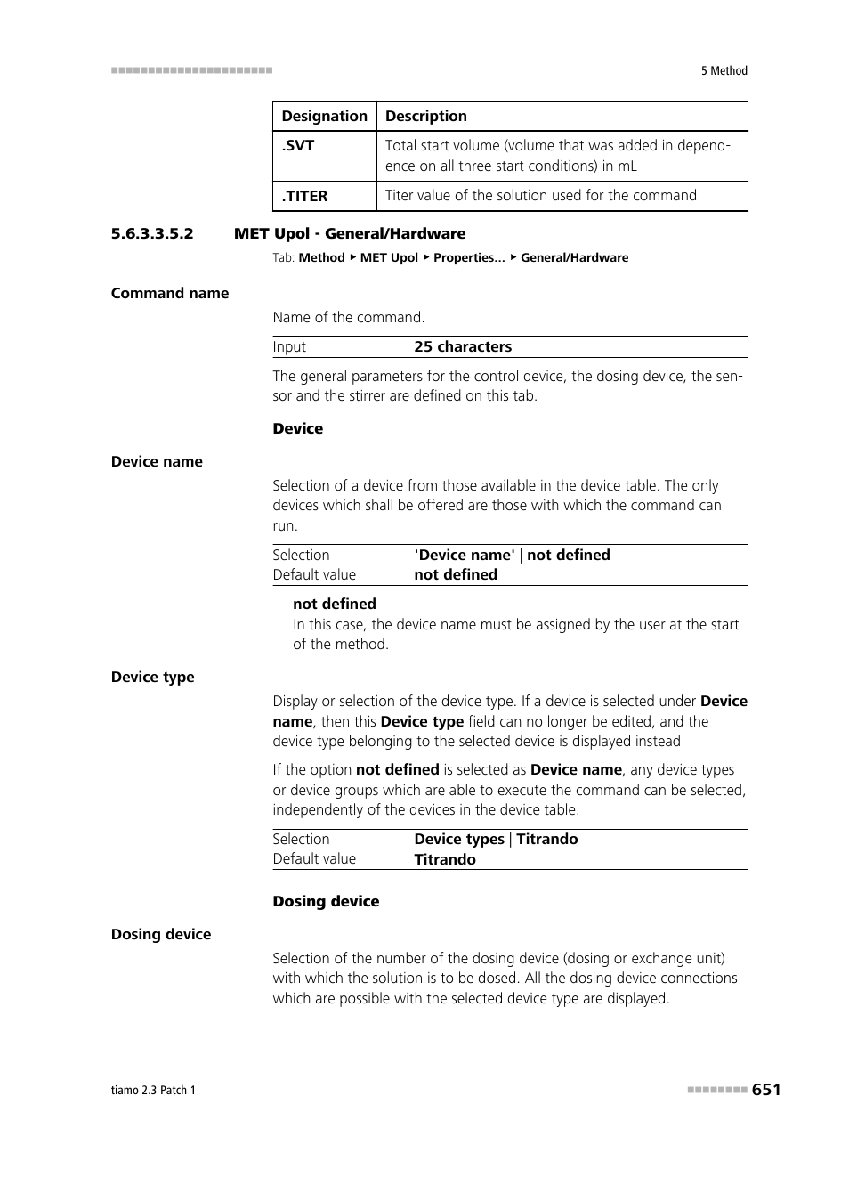 2 met upol - general/hardware, General/hardware | Metrohm tiamo 2.3 Patch 1 User Manual | Page 667 / 1702