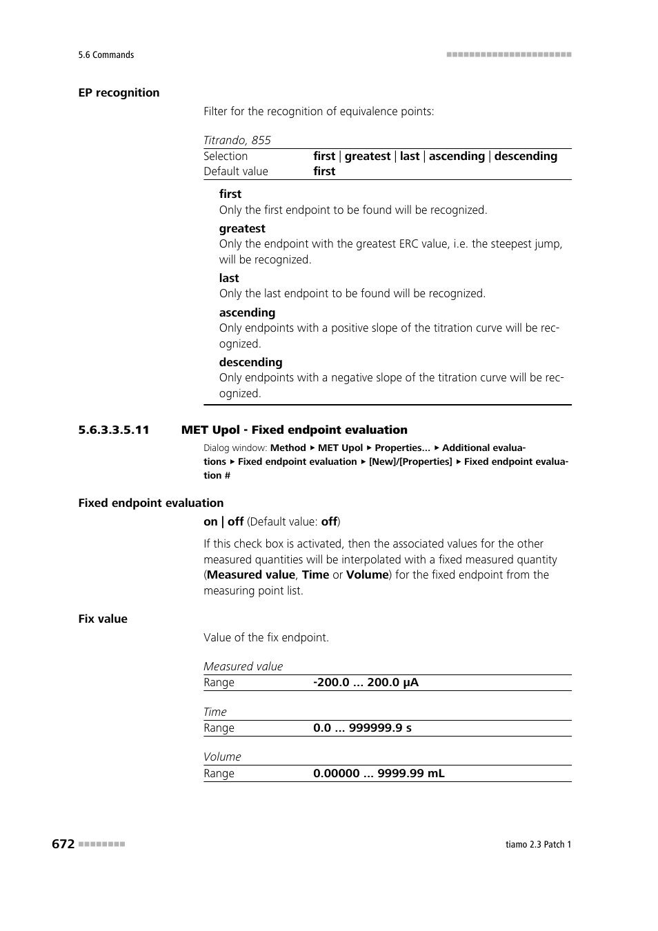 11 met upol - fixed endpoint evaluation | Metrohm tiamo 2.3 Patch 1 User Manual | Page 688 / 1702