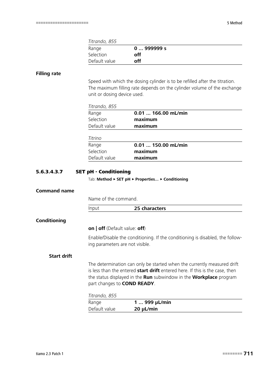 7 set ph - conditioning, Conditioning | Metrohm tiamo 2.3 Patch 1 User Manual | Page 727 / 1702