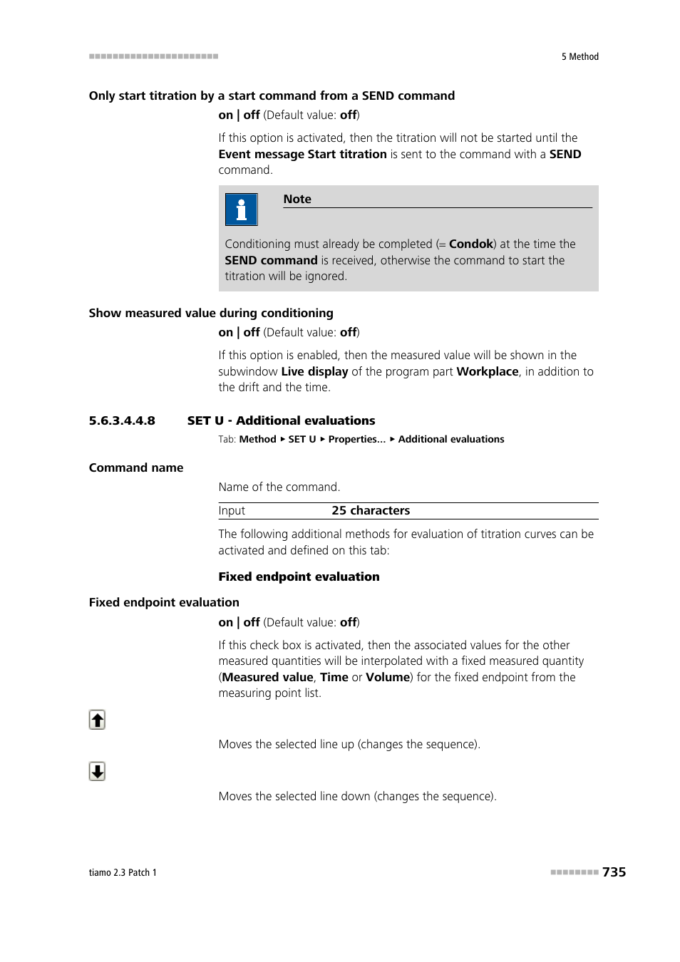 8 set u - additional evaluations, Additional evaluations | Metrohm tiamo 2.3 Patch 1 User Manual | Page 751 / 1702